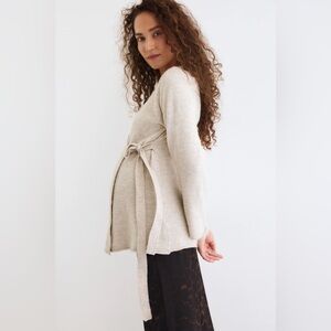Maternity Wrap Sweater